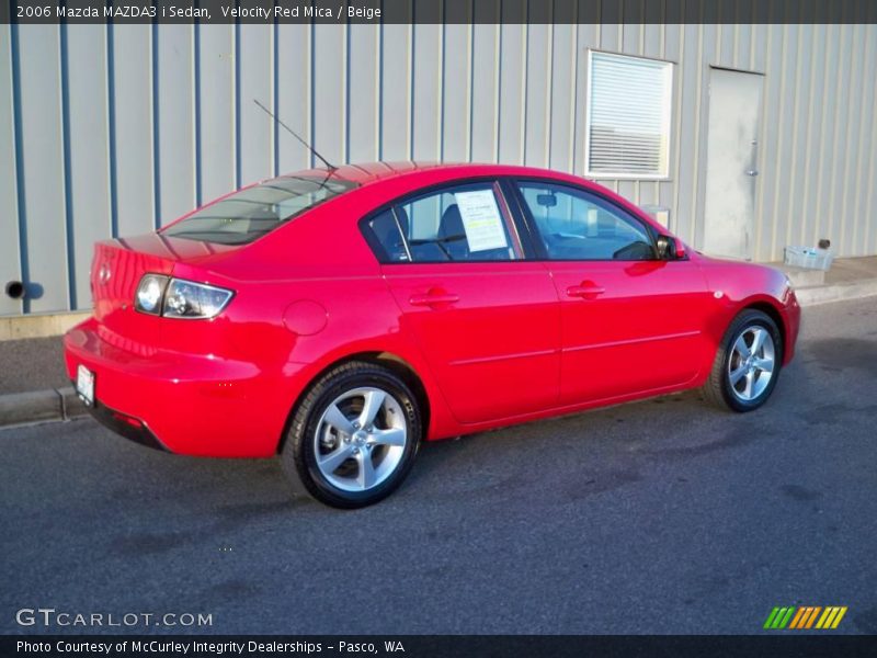 Velocity Red Mica / Beige 2006 Mazda MAZDA3 i Sedan