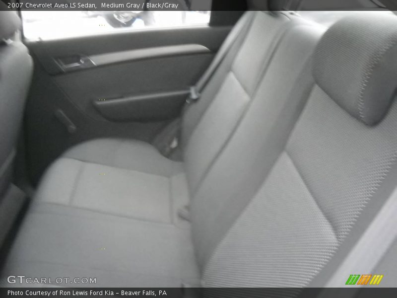Medium Gray / Black/Gray 2007 Chevrolet Aveo LS Sedan