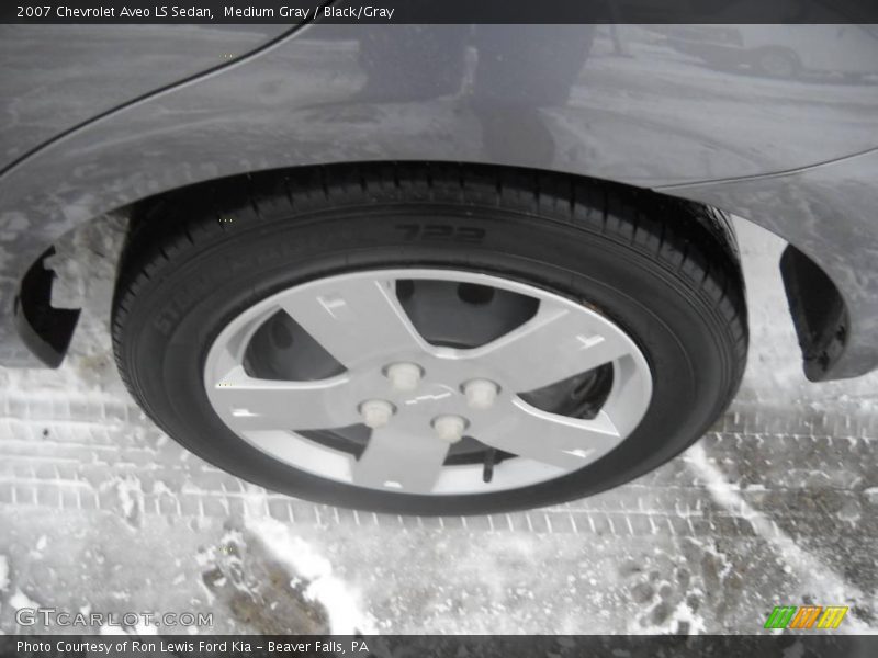 Medium Gray / Black/Gray 2007 Chevrolet Aveo LS Sedan
