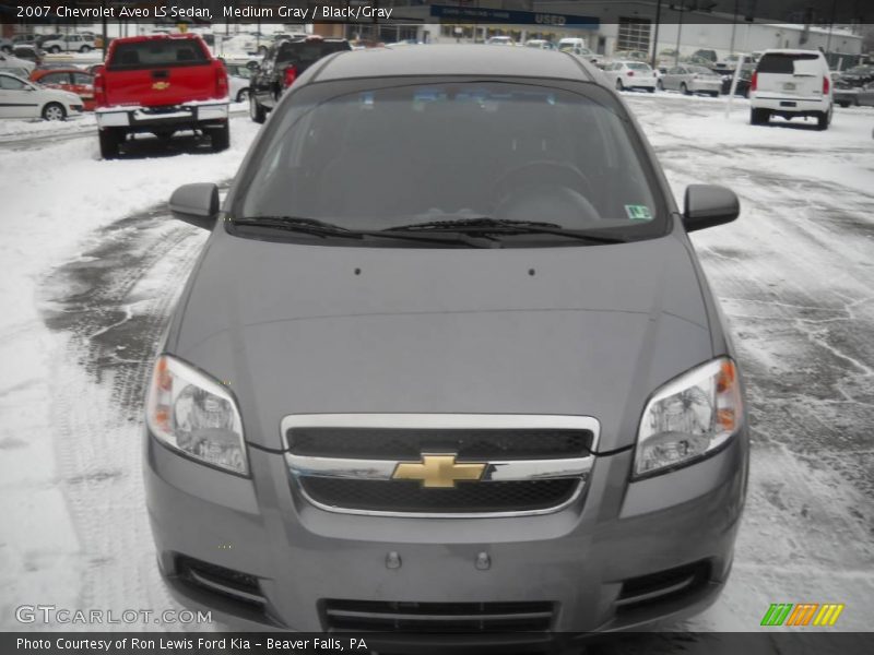 Medium Gray / Black/Gray 2007 Chevrolet Aveo LS Sedan