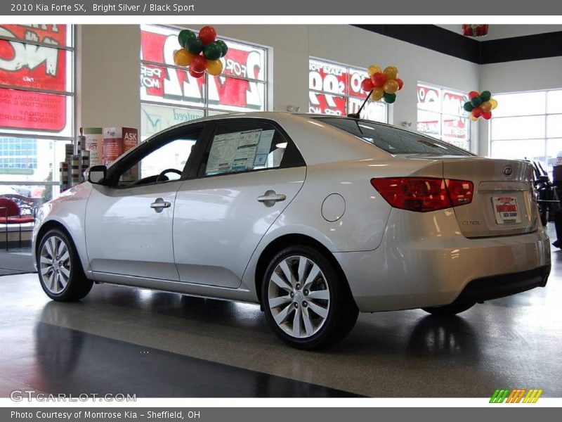 Bright Silver / Black Sport 2010 Kia Forte SX