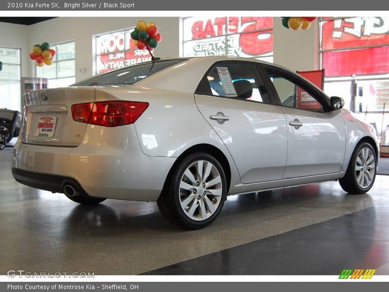 Bright Silver / Black Sport 2010 Kia Forte SX