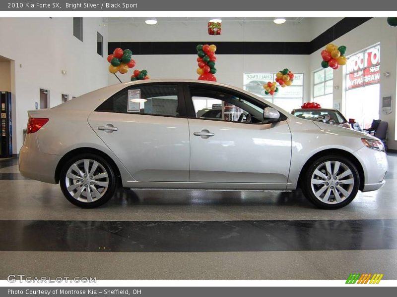 Bright Silver / Black Sport 2010 Kia Forte SX