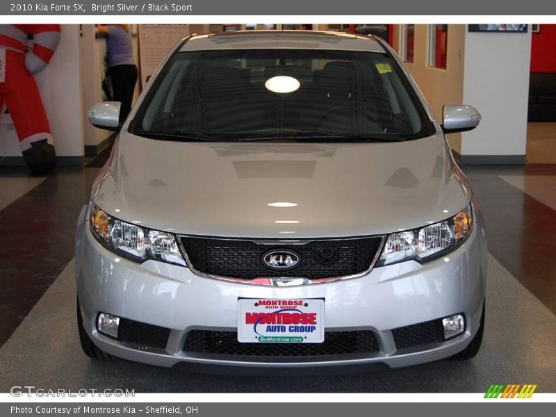 Bright Silver / Black Sport 2010 Kia Forte SX