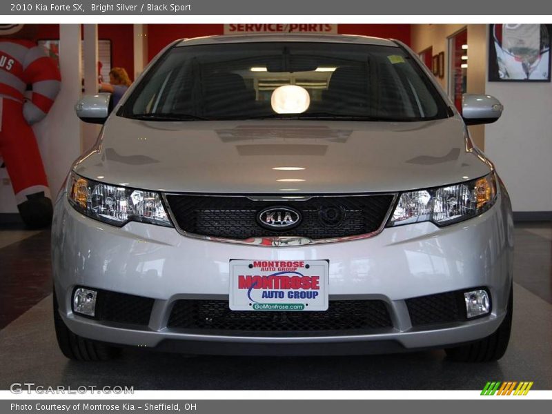 Bright Silver / Black Sport 2010 Kia Forte SX