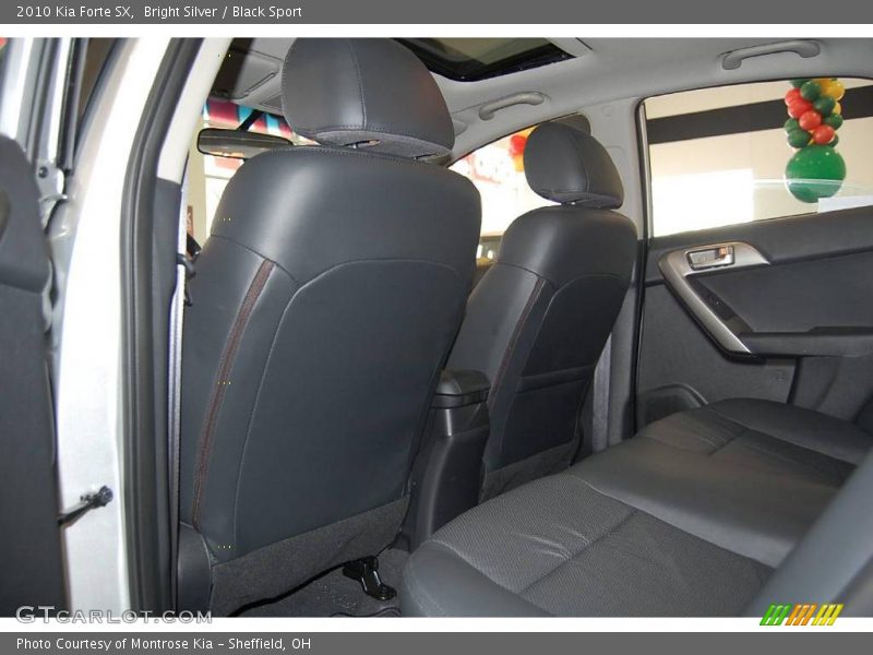 Bright Silver / Black Sport 2010 Kia Forte SX