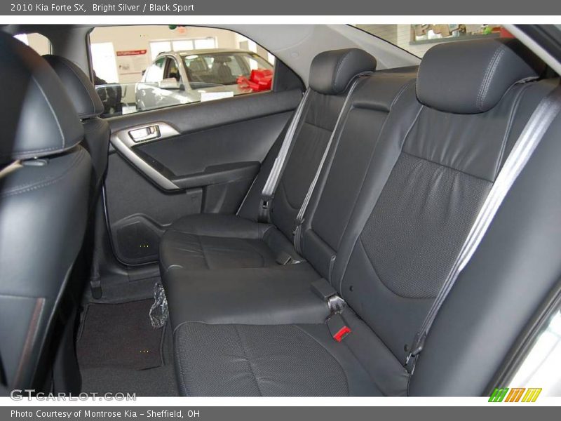 Bright Silver / Black Sport 2010 Kia Forte SX