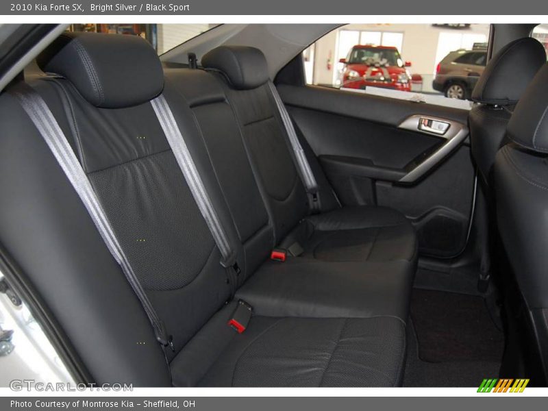 Bright Silver / Black Sport 2010 Kia Forte SX