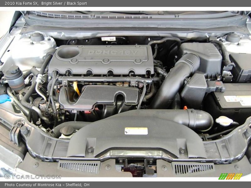 Bright Silver / Black Sport 2010 Kia Forte SX
