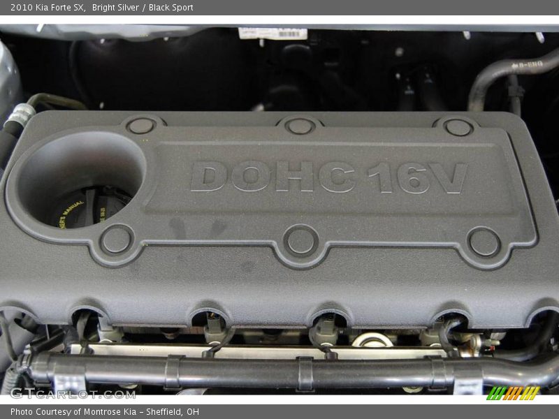 Bright Silver / Black Sport 2010 Kia Forte SX
