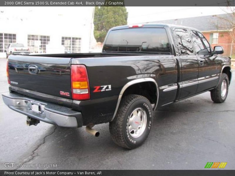 Black Onyx / Graphite 2000 GMC Sierra 1500 SL Extended Cab 4x4