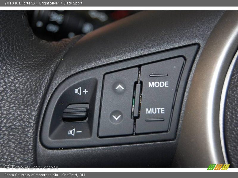 Bright Silver / Black Sport 2010 Kia Forte SX