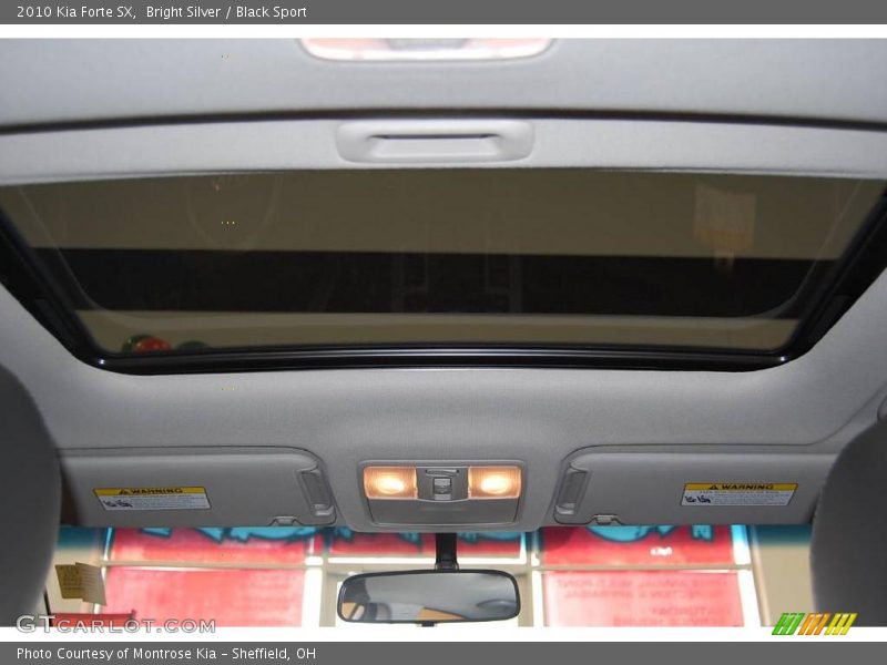Bright Silver / Black Sport 2010 Kia Forte SX