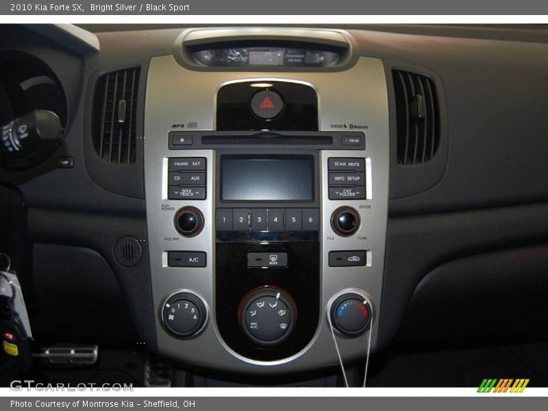 Bright Silver / Black Sport 2010 Kia Forte SX