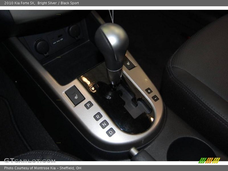 Bright Silver / Black Sport 2010 Kia Forte SX