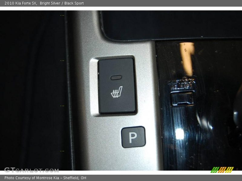 Bright Silver / Black Sport 2010 Kia Forte SX