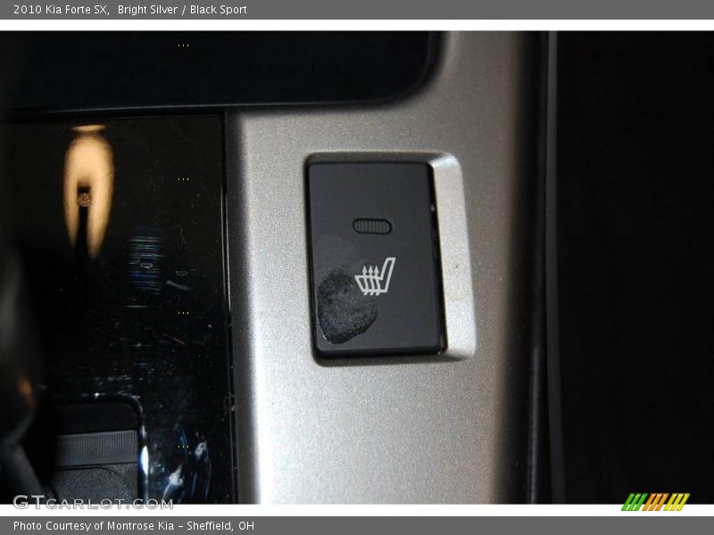 Bright Silver / Black Sport 2010 Kia Forte SX