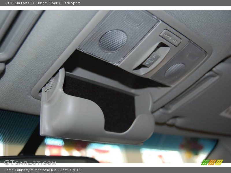 Bright Silver / Black Sport 2010 Kia Forte SX