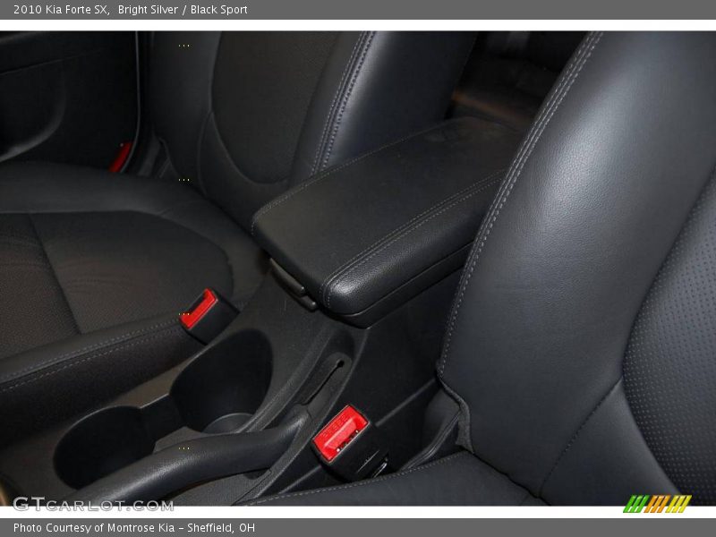 Bright Silver / Black Sport 2010 Kia Forte SX
