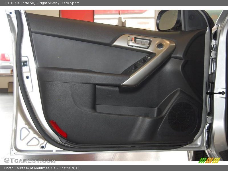 Bright Silver / Black Sport 2010 Kia Forte SX