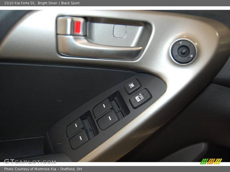 Bright Silver / Black Sport 2010 Kia Forte SX