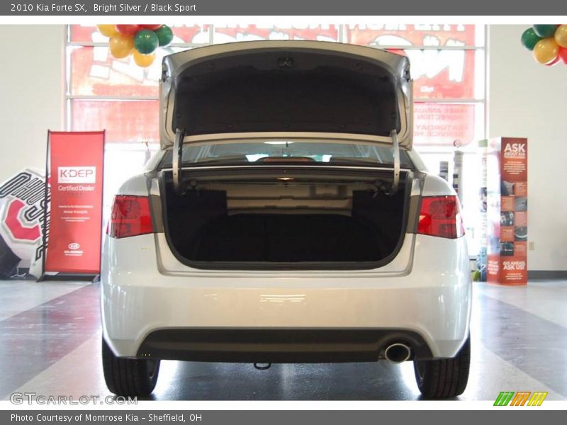 Bright Silver / Black Sport 2010 Kia Forte SX