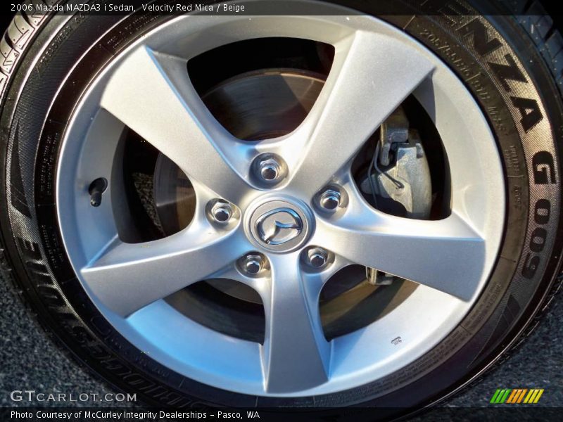 Velocity Red Mica / Beige 2006 Mazda MAZDA3 i Sedan