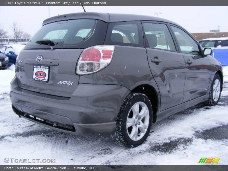 Phantom Gray Pearl / Dark Charcoal 2007 Toyota Matrix XR