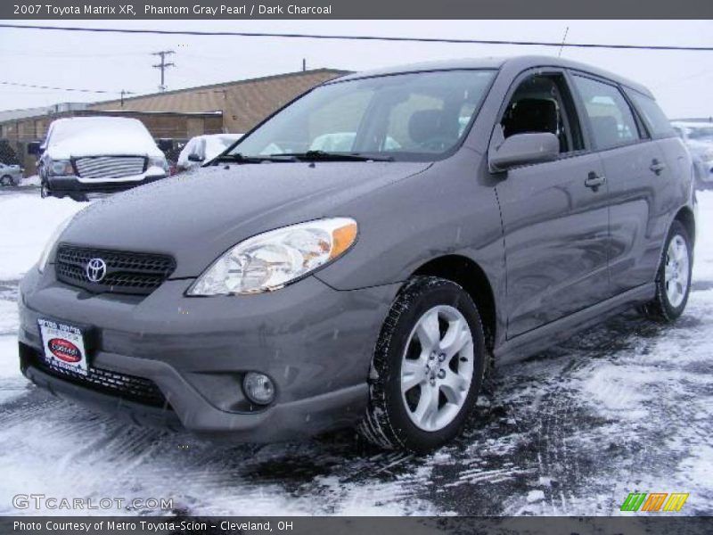Phantom Gray Pearl / Dark Charcoal 2007 Toyota Matrix XR