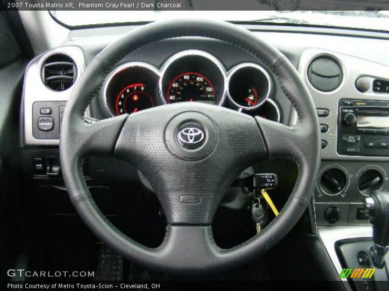 Phantom Gray Pearl / Dark Charcoal 2007 Toyota Matrix XR