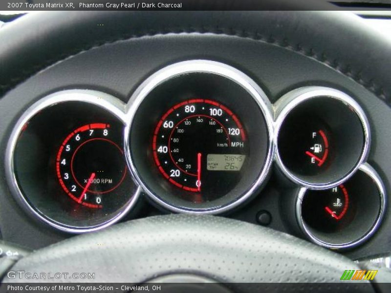 Phantom Gray Pearl / Dark Charcoal 2007 Toyota Matrix XR