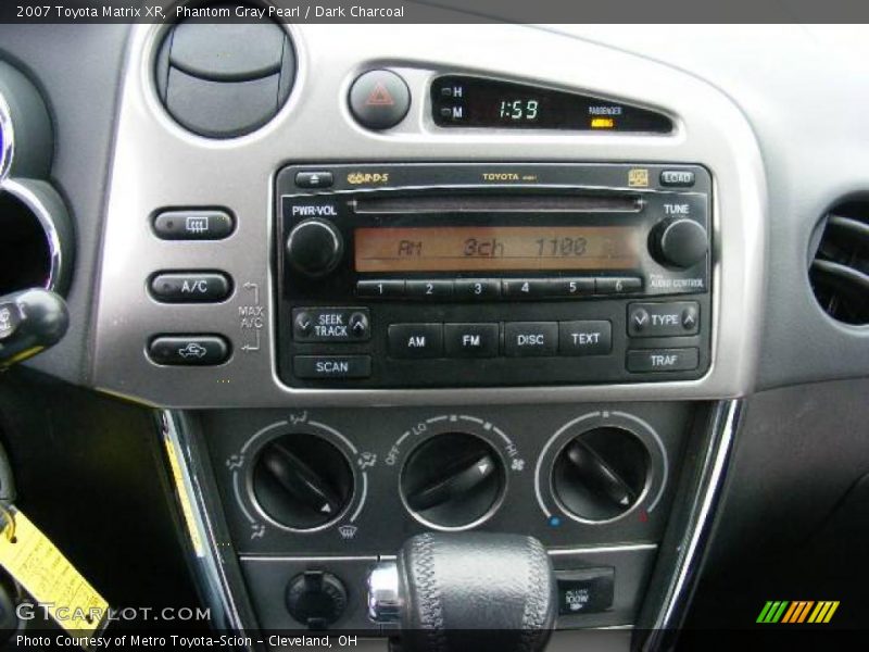 Phantom Gray Pearl / Dark Charcoal 2007 Toyota Matrix XR