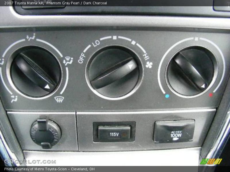 Phantom Gray Pearl / Dark Charcoal 2007 Toyota Matrix XR