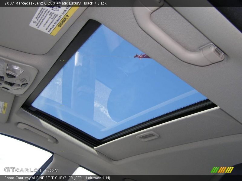 Black / Black 2007 Mercedes-Benz C 280 4Matic Luxury