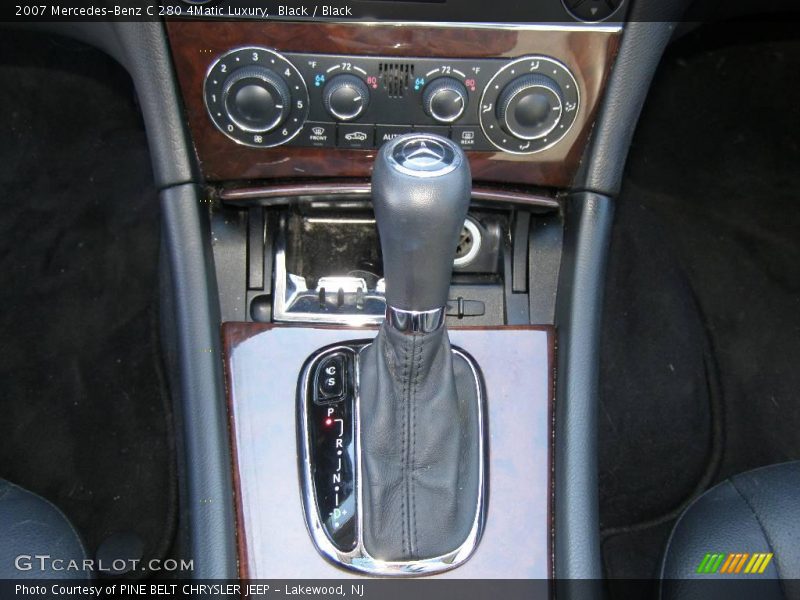 Black / Black 2007 Mercedes-Benz C 280 4Matic Luxury