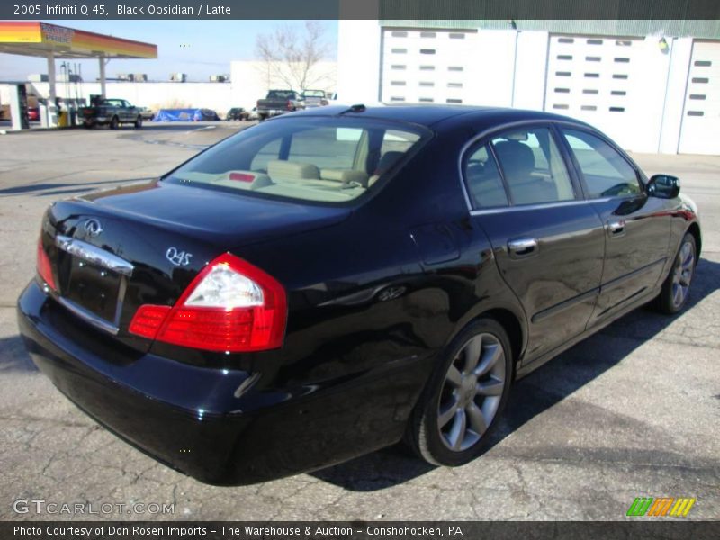 Black Obsidian / Latte 2005 Infiniti Q 45