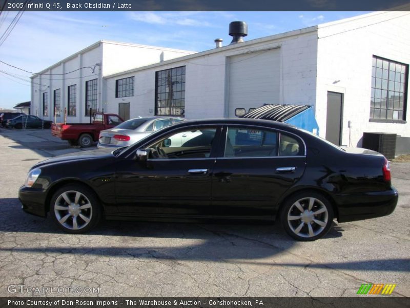 Black Obsidian / Latte 2005 Infiniti Q 45