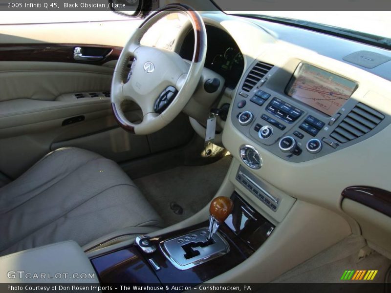 Black Obsidian / Latte 2005 Infiniti Q 45