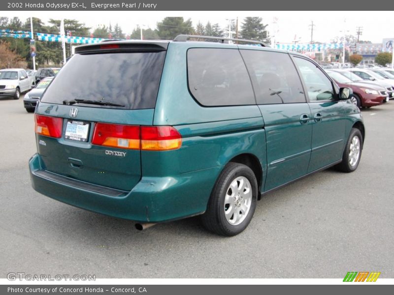 Evergreen Pearl / Ivory 2002 Honda Odyssey EX-L