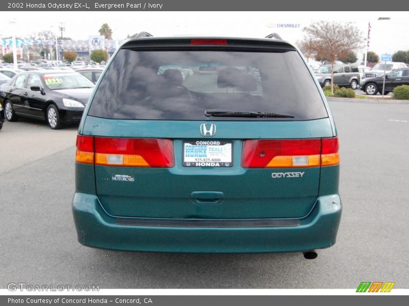 Evergreen Pearl / Ivory 2002 Honda Odyssey EX-L