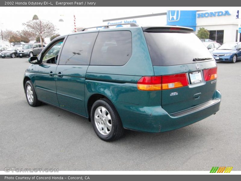 Evergreen Pearl / Ivory 2002 Honda Odyssey EX-L