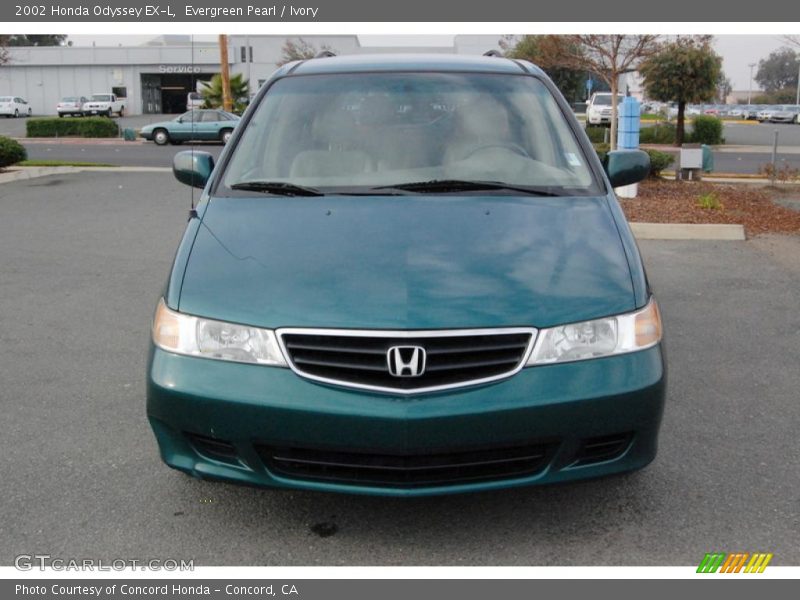 Evergreen Pearl / Ivory 2002 Honda Odyssey EX-L