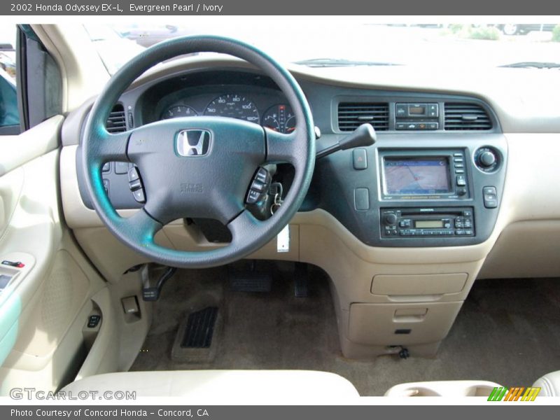 Evergreen Pearl / Ivory 2002 Honda Odyssey EX-L