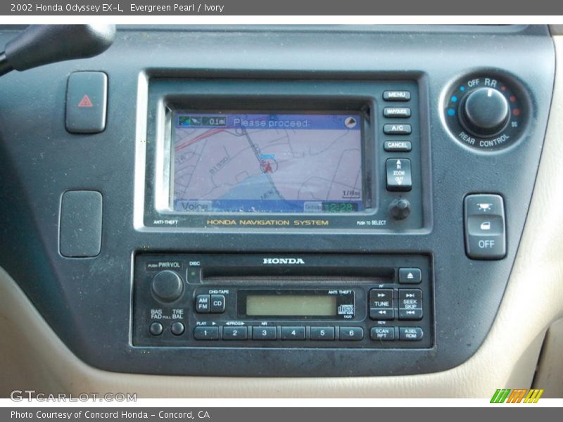 Evergreen Pearl / Ivory 2002 Honda Odyssey EX-L