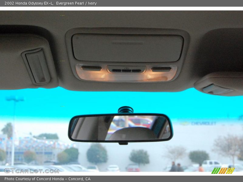 Evergreen Pearl / Ivory 2002 Honda Odyssey EX-L