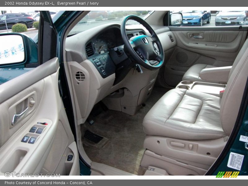 Evergreen Pearl / Ivory 2002 Honda Odyssey EX-L