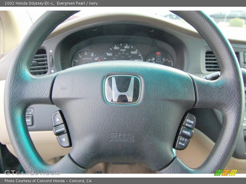 Evergreen Pearl / Ivory 2002 Honda Odyssey EX-L