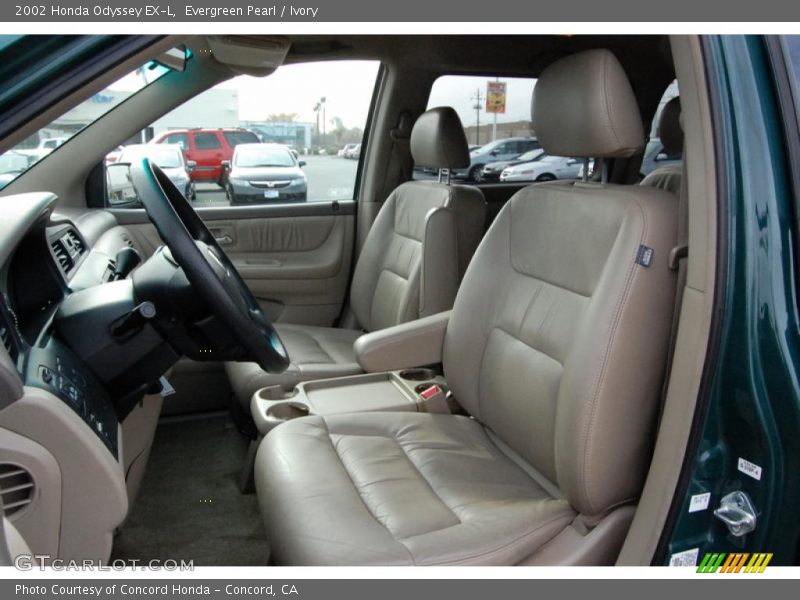 Evergreen Pearl / Ivory 2002 Honda Odyssey EX-L