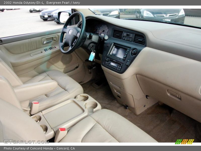 Evergreen Pearl / Ivory 2002 Honda Odyssey EX-L
