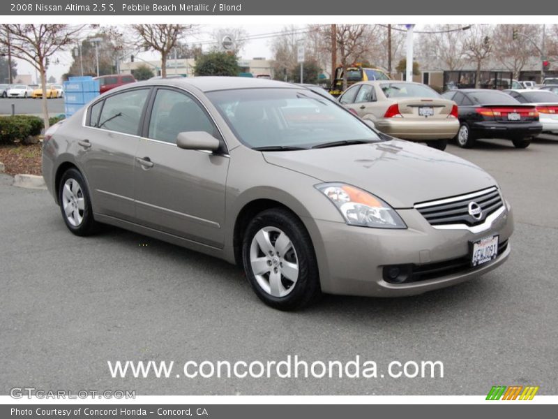Pebble Beach Metallic / Blond 2008 Nissan Altima 2.5 S